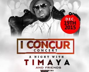 Timaya I Concur Concert Flyer