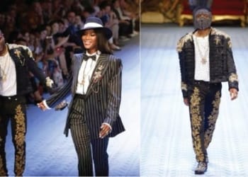 Wizkid and Naomi Campbell