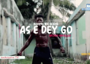 Naira Marley As E Dey Go BTS