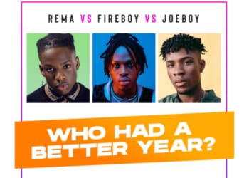Rema vs Fireboy vs Joeboy... Who had a better year