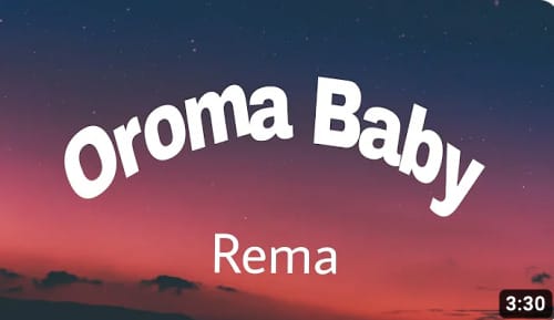 Rema Oroma Baby Lyrics