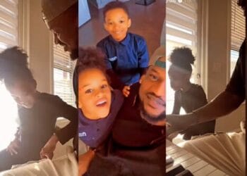 Rudeboy reunites with kids in Atlanta