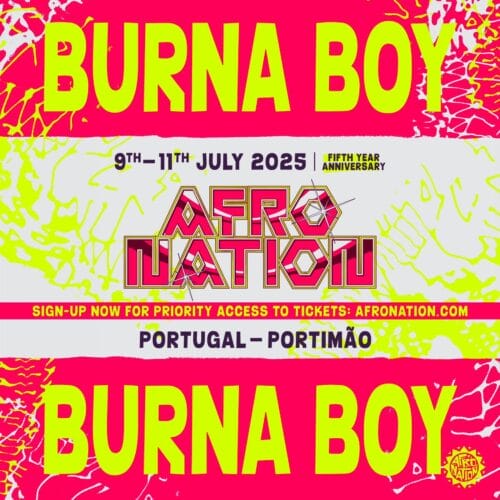 Burna Boy Headlines Afro Nation Portugal 2025