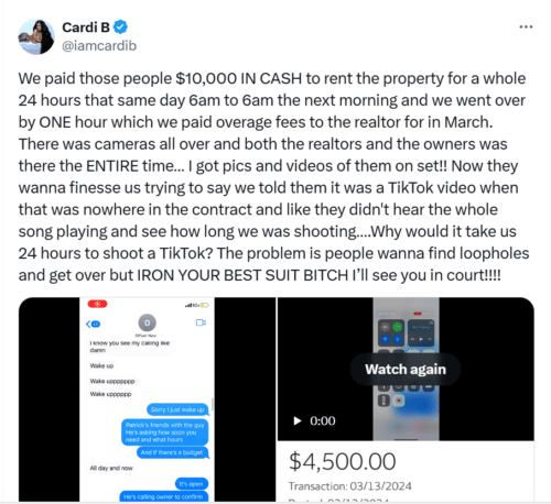 Cardi B and offset