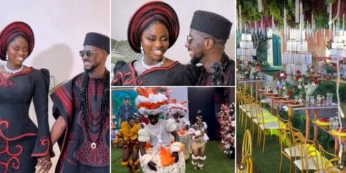 Peterson Okopi and Prudent Gabriel Celebrate Their Union with Lavish Traditional Wedding [VIDEO]