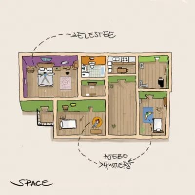 Elestee ft. Ajebo Hustlers - Space 1 Elestee ft. Ajebo Hustlers - Space